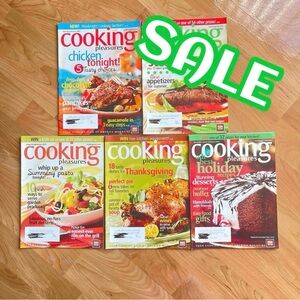 Cooking Pleasures 2007 Cookbook Magazine Lot of 5
